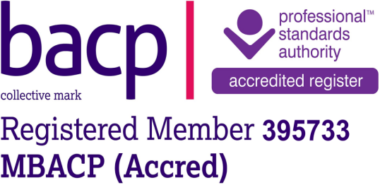 BACP logo and registration number for Simon Davies